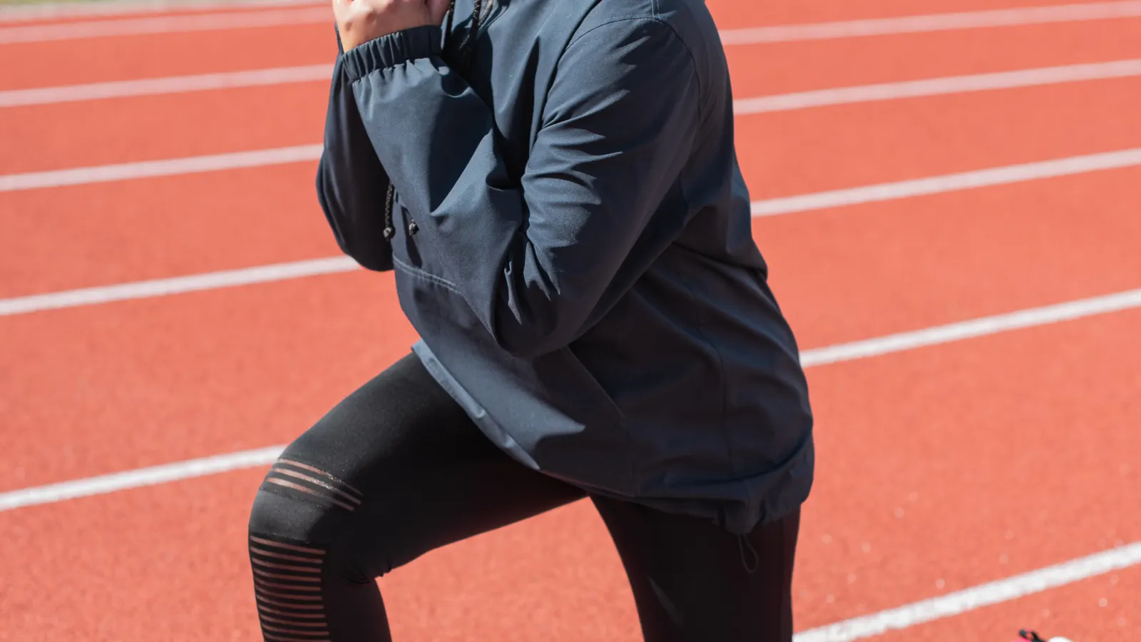 Person doing a V-up core exercise
